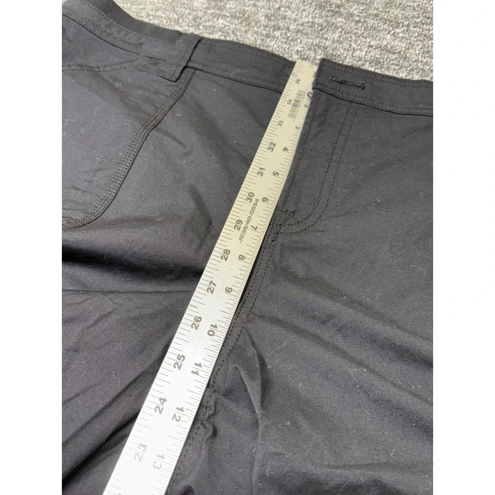 St. Johns Bay Womens Black Bermuda Cargo Shorts Size 18W New 819-0772